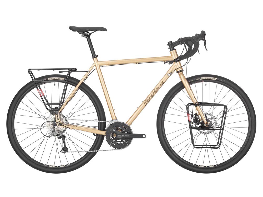 bicicleta para viajar con alforjas