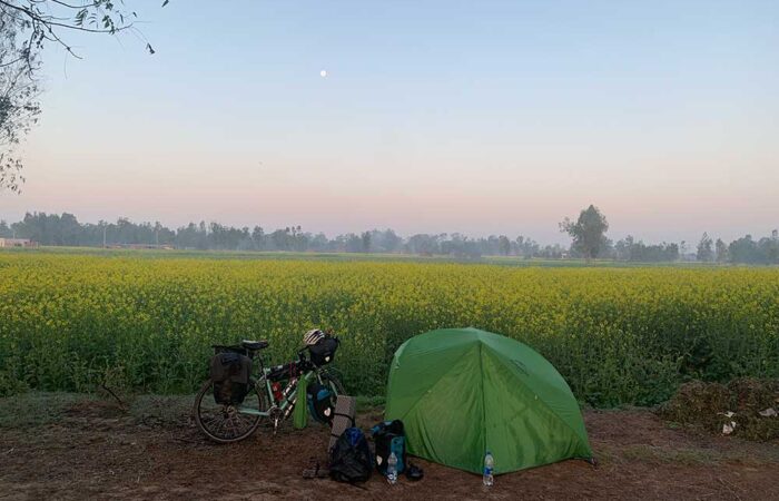 viajar en bicicleta por la india