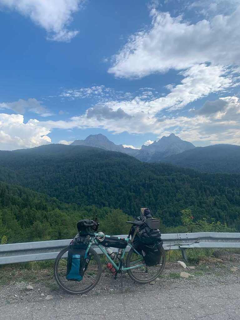 bicicleta de cicloturismo