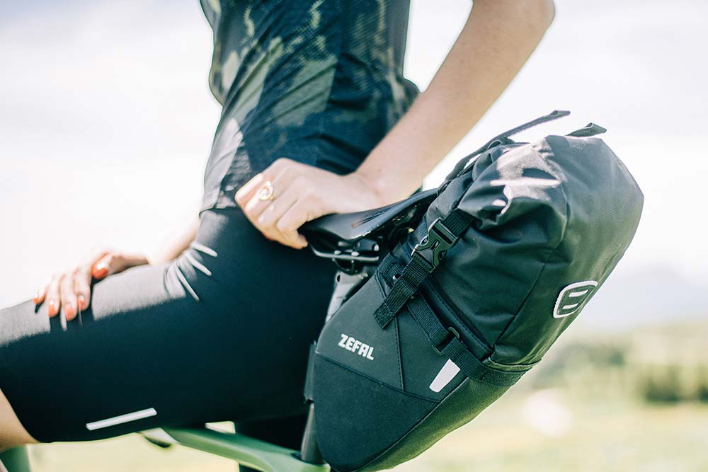Bolsas de sillín para bikepacking
